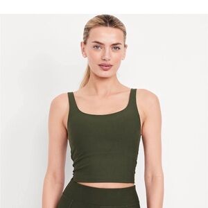 Old Navy Dark Green Women's Crop Top